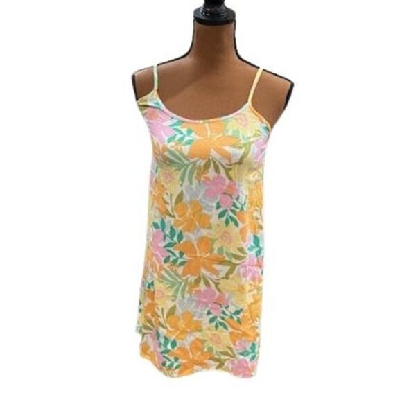Billabong “Your Love” Floral Mini Slip Dress – NWT – Size Small - Picture 1 of 6